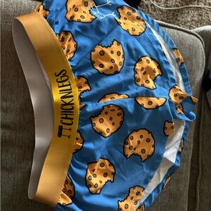 ChicknLegs Blue Cookie Print Shorts